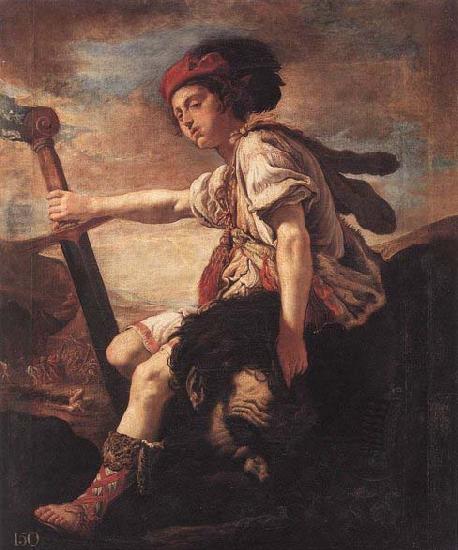 FETI, Domenico David with the Head of Goliath oil painting image